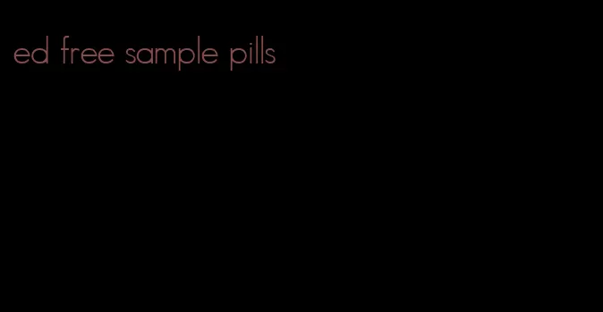 ed free sample pills