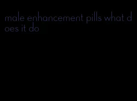 male enhancement pills what does it do