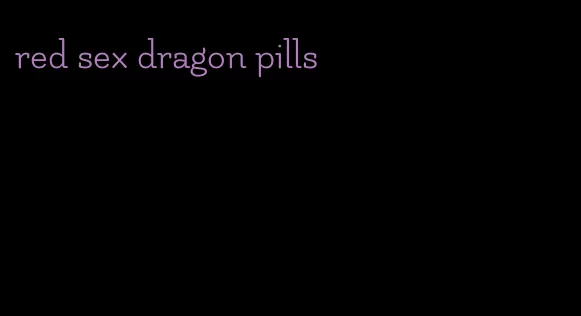 red sex dragon pills