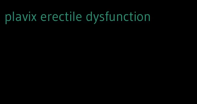 plavix erectile dysfunction