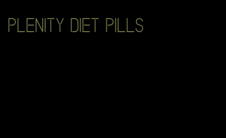 plenity diet pills