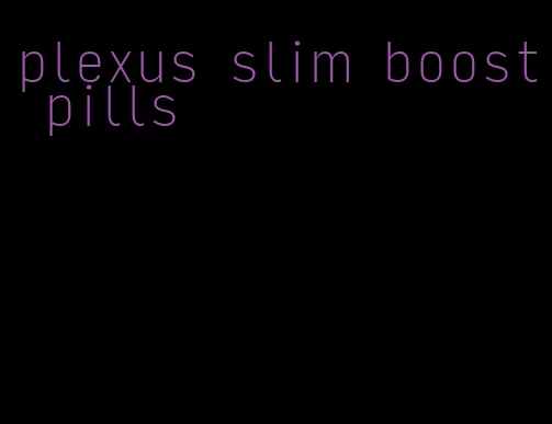 plexus slim boost pills