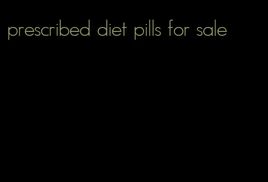 prescribed diet pills for sale