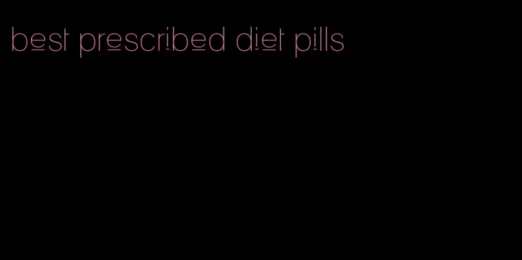 best prescribed diet pills