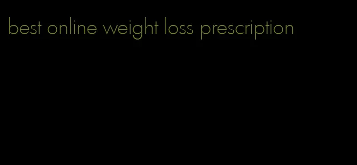 best online weight loss prescription