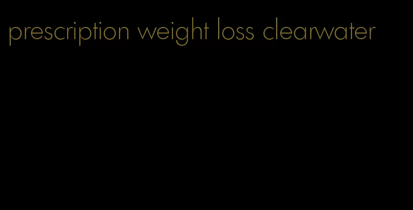 prescription weight loss clearwater