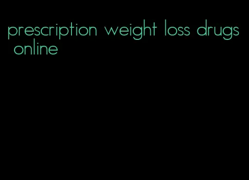 prescription weight loss drugs online