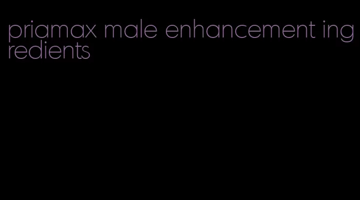 priamax male enhancement ingredients