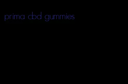 prima cbd gummies