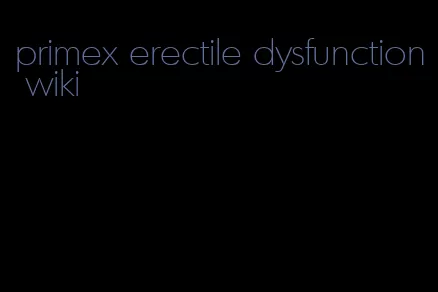 primex erectile dysfunction wiki