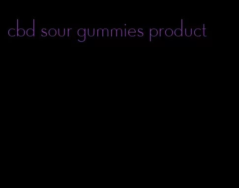 cbd sour gummies product