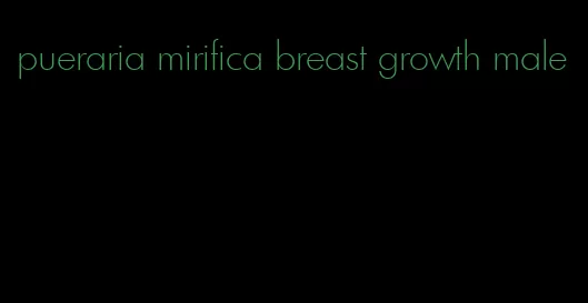 pueraria mirifica breast growth male