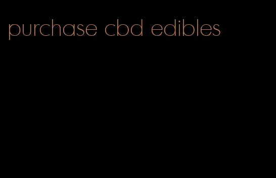 purchase cbd edibles