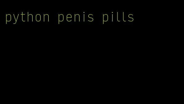 python penis pills