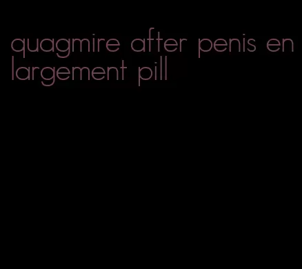 quagmire after penis enlargement pill