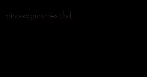 rainbow gummies cbd