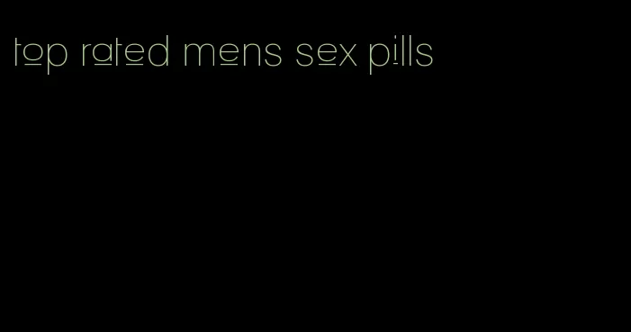 top rated mens sex pills