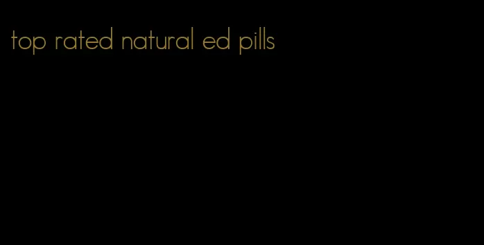 top rated natural ed pills