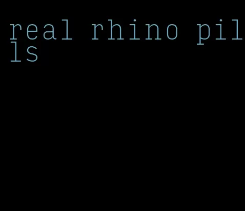 real rhino pills