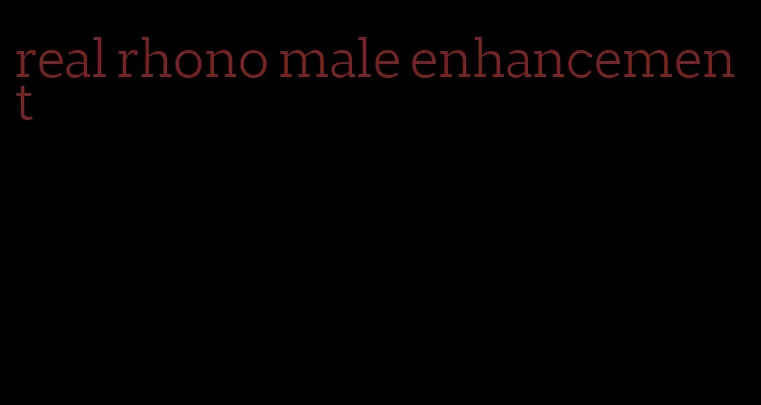 real rhono male enhancement