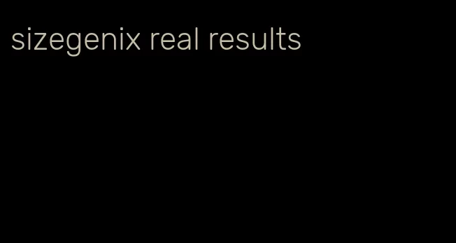 sizegenix real results