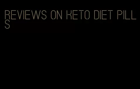 reviews on keto diet pills