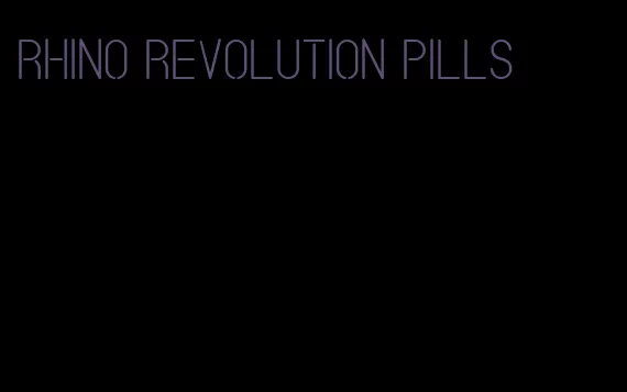 rhino revolution pills