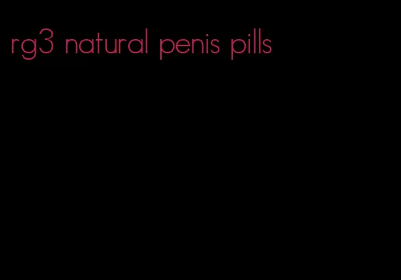 rg3 natural penis pills