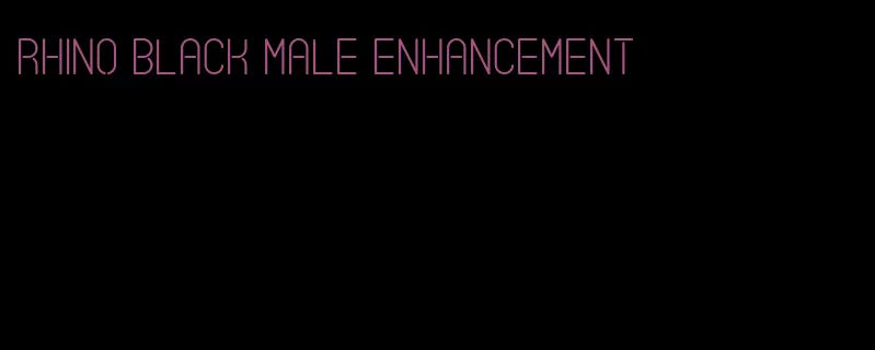 rhino black male enhancement