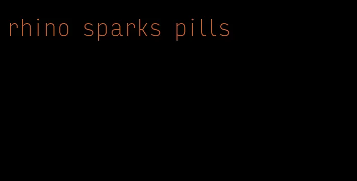 rhino sparks pills