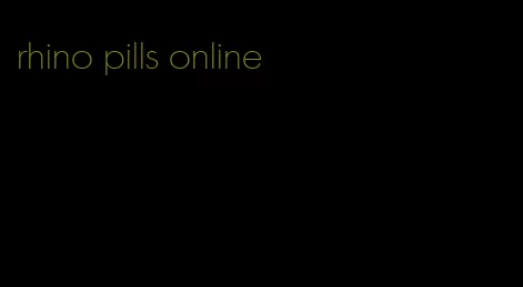 rhino pills online