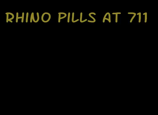 rhino pills at 711