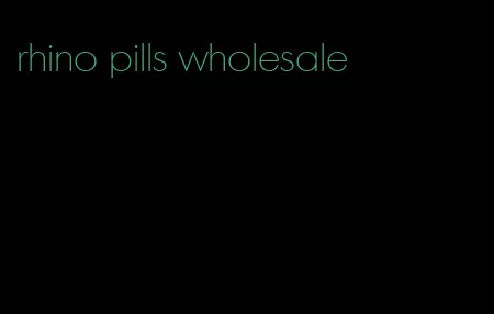 rhino pills wholesale