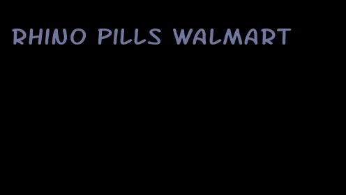 rhino pills walmart