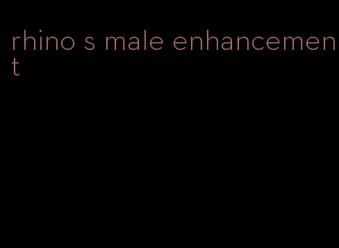 rhino s male enhancement