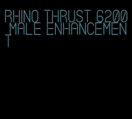 rhino thrust 6200 male enhancement