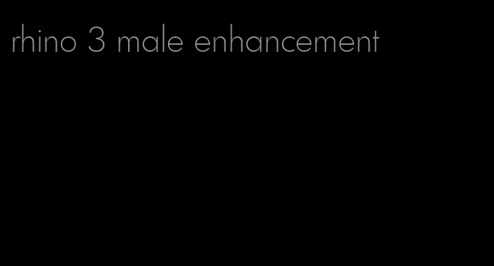 rhino 3 male enhancement