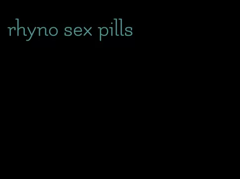 rhyno sex pills