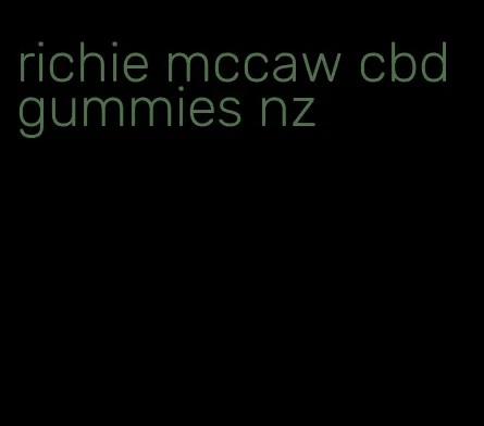 richie mccaw cbd gummies nz