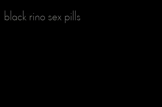 black rino sex pills