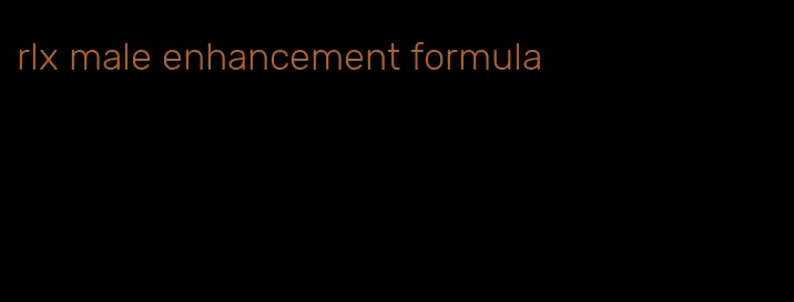 rlx male enhancement formula