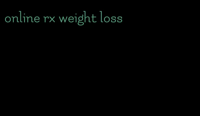 online rx weight loss