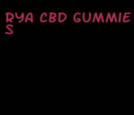 rya cbd gummies