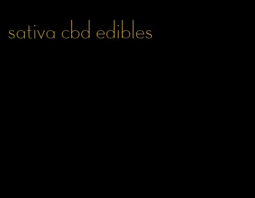 sativa cbd edibles