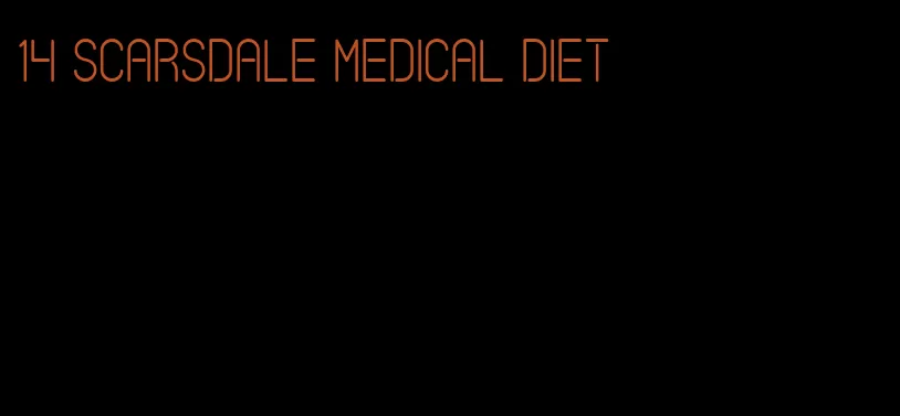 14 scarsdale medical diet