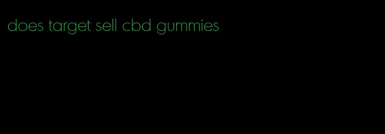 does target sell cbd gummies