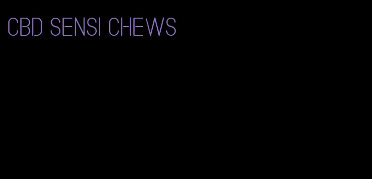 cbd sensi chews