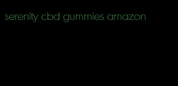 serenity cbd gummies amazon