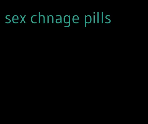 sex chnage pills