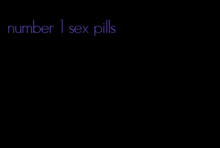 number 1 sex pills